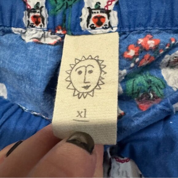 Printfresh matching spaniels pants sleep set blue white pajama set - Picture 14 of 15